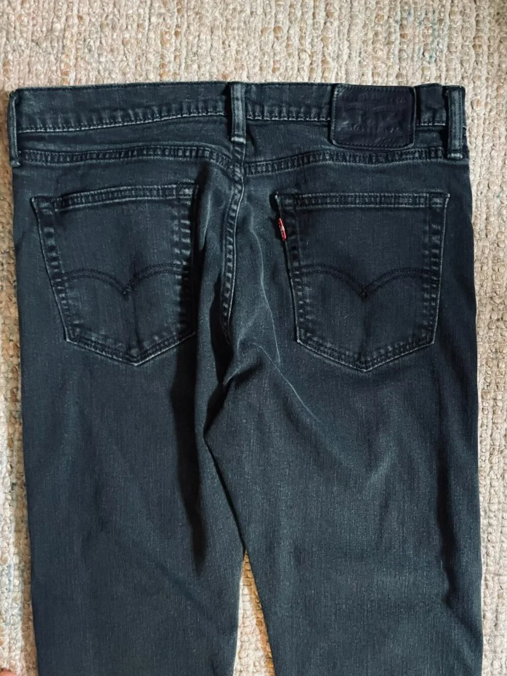 Levi's 510 Skinny Fit Jeans Nightshine Faded Black (Measured Size 33x24) Unisex